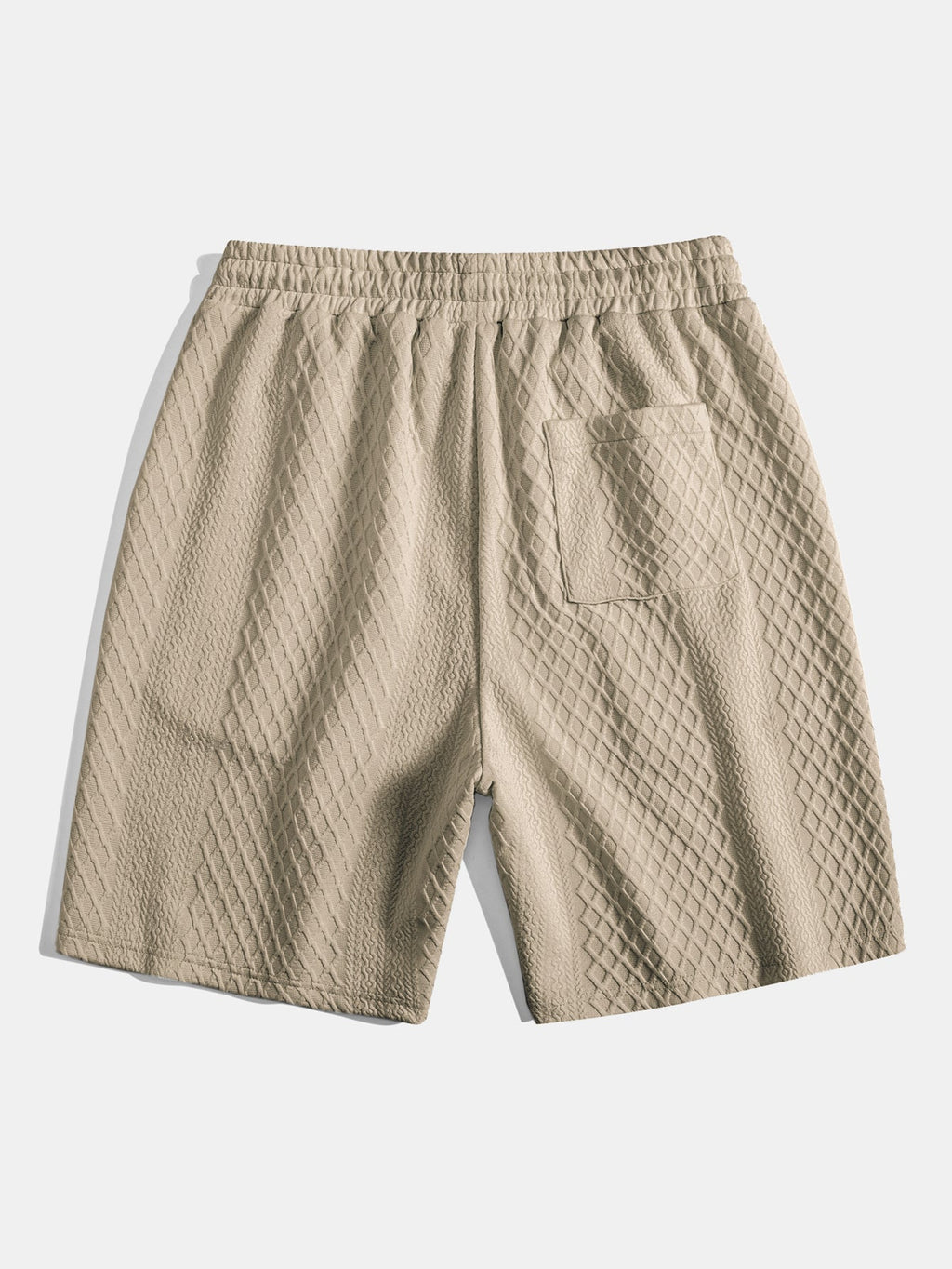Geometric Jacquard Mens Shorts with Drawstring Waist | Soft Breathable Fabric for Comfort 5
