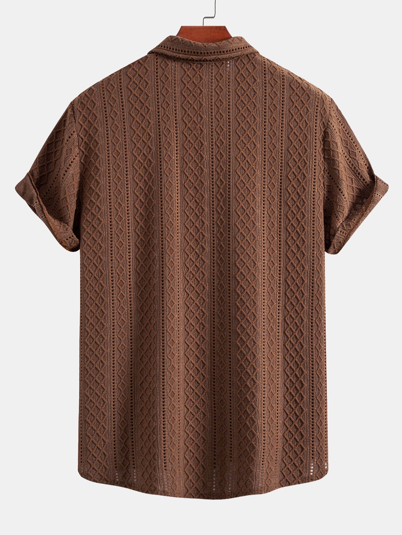 Geometry Rhombus Jacquard Clothing Set with Lightweight Fabric | Stylish & Comfortable for Effortless Everyday Wear 4