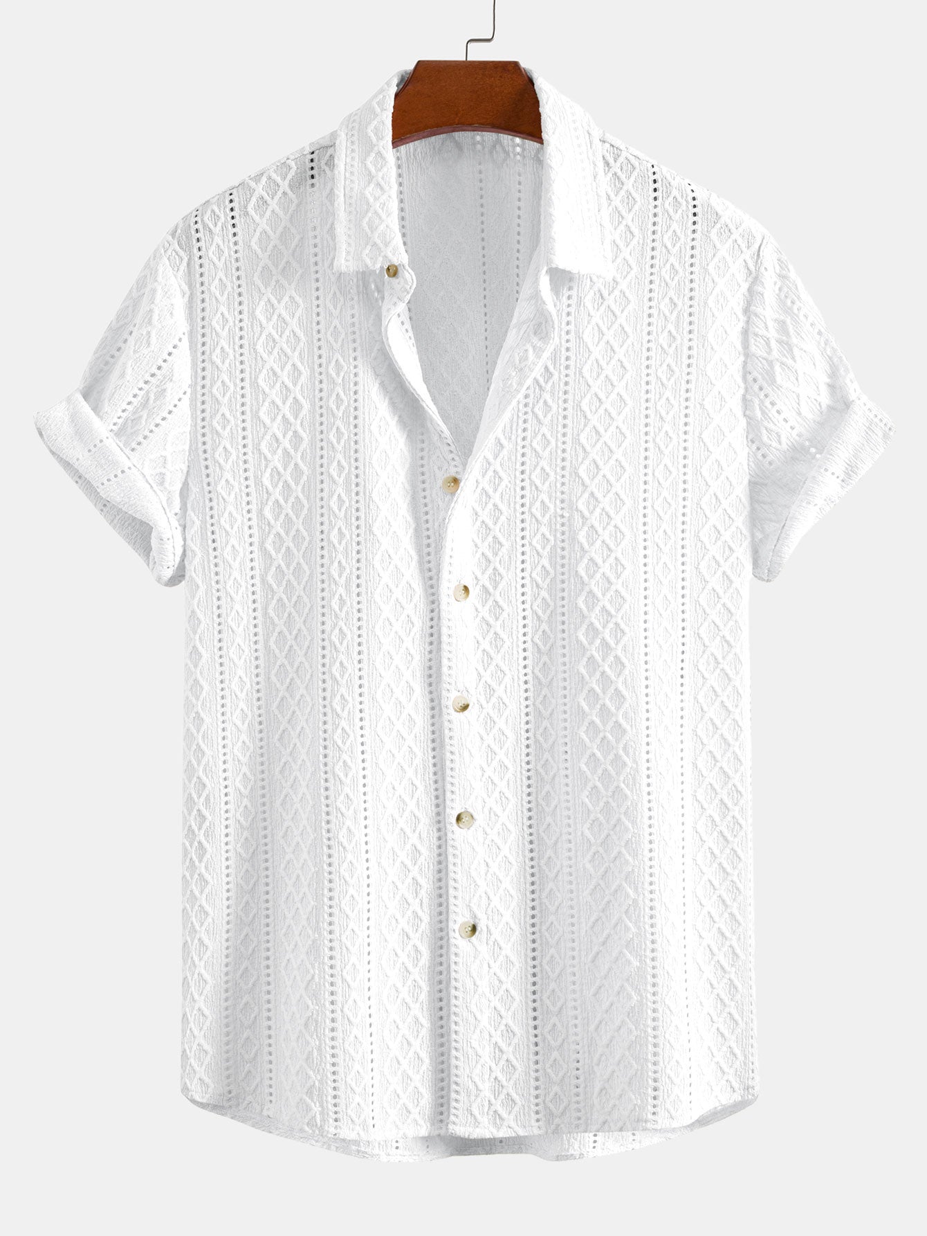 Geometry Rhombus Jacquard Clothing Set with Lightweight Fabric | Stylish & Comfortable for Effortless Everyday Wear 5