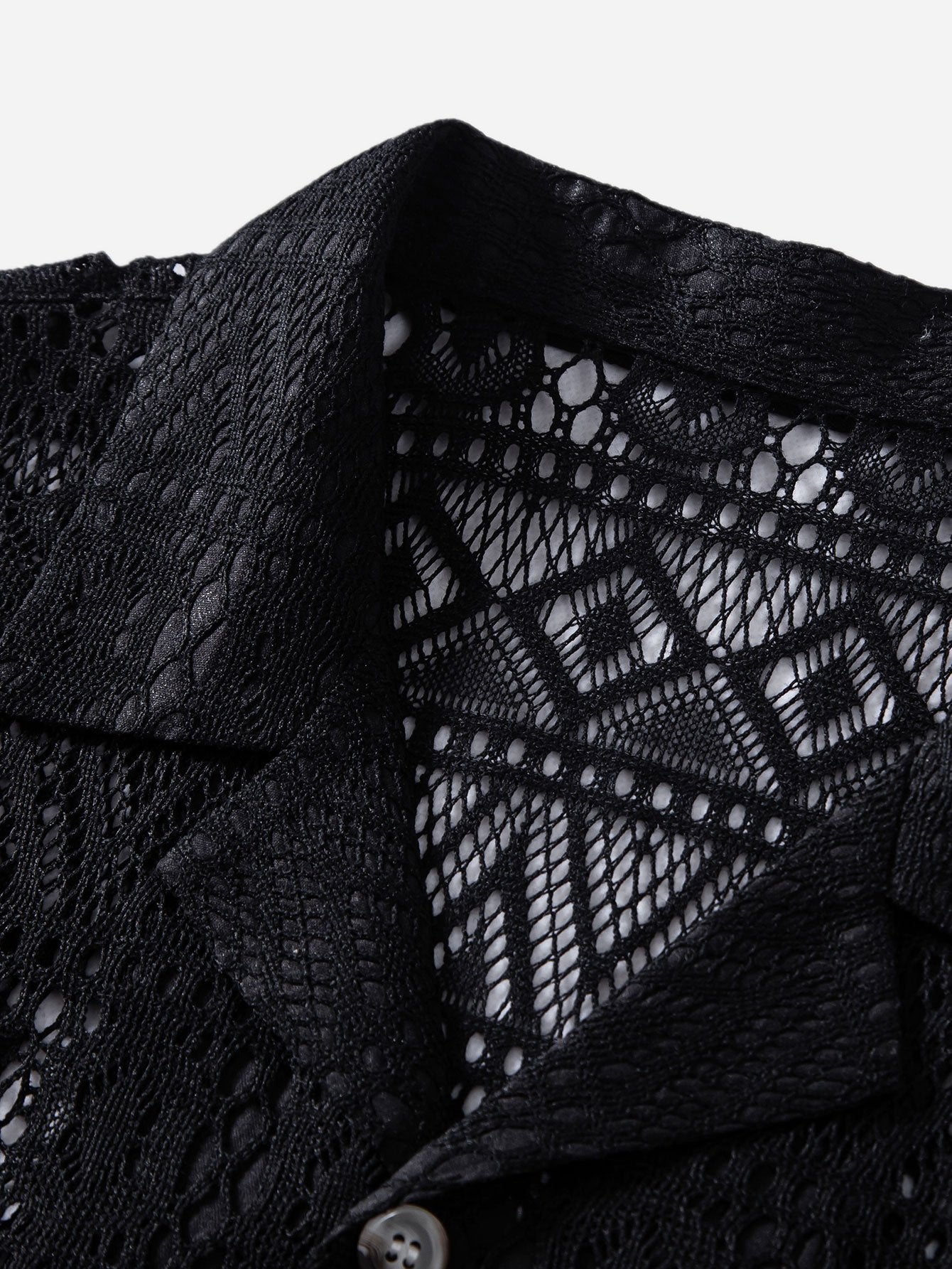 Geometry Textured Cuban Shirt for Men with Comfortable Regular Fit | Stylish Casual Wear 5