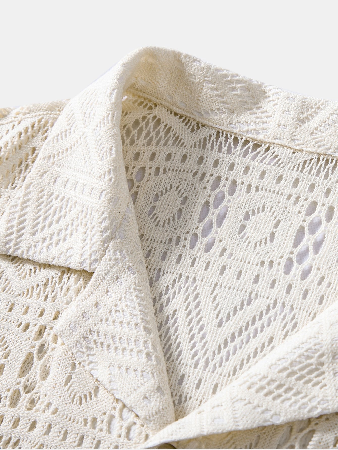 Geometry Textured Cuban Shirt for Men with Comfortable Regular Fit | Stylish Casual Wear 6