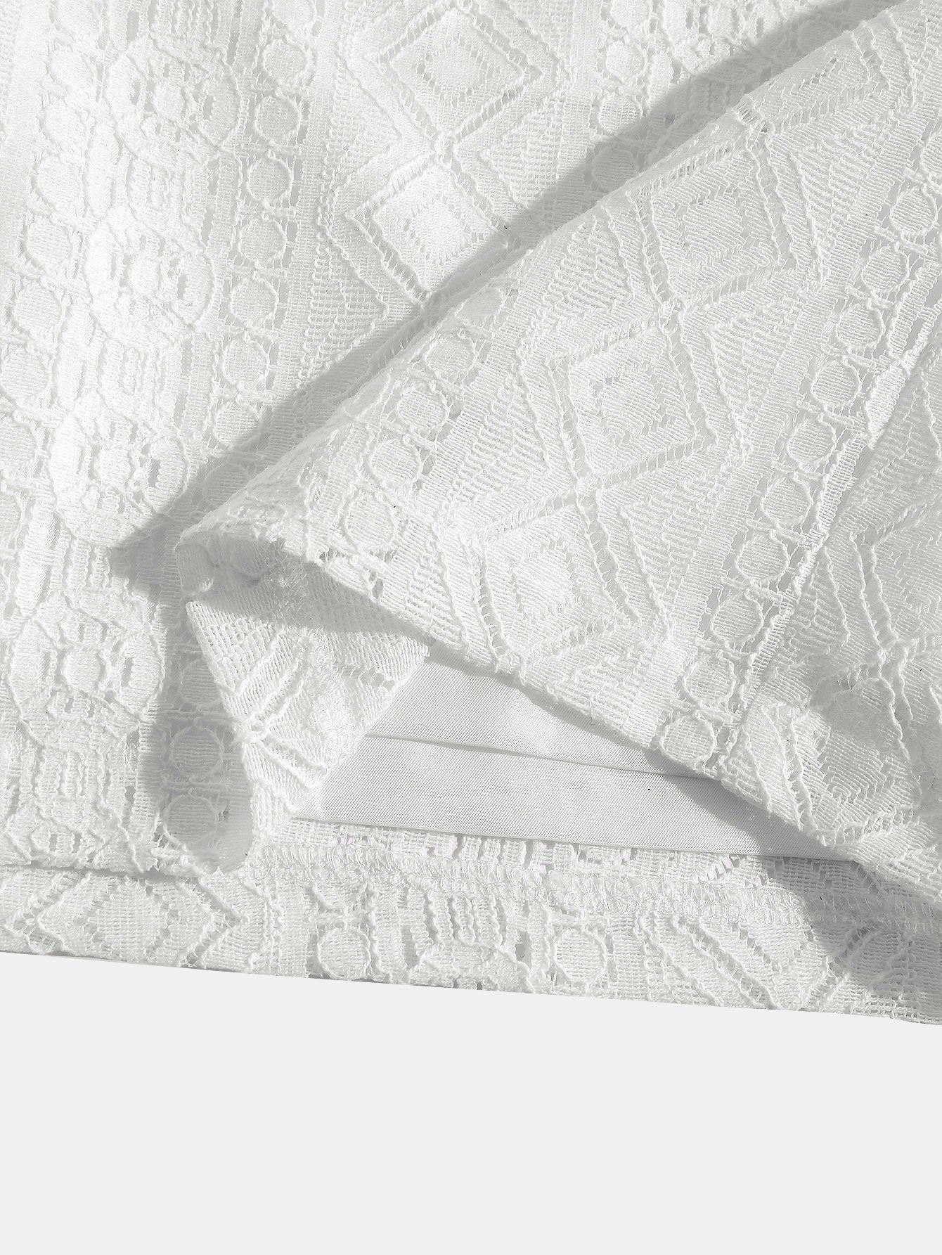 Geometry Textured Shorts | Comfortable Polyester Fabric for Everyday Wear 5