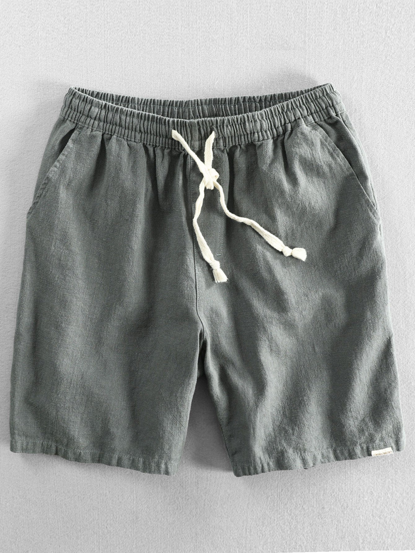Linen Cotton Blend | Men's Shorts with Drawstring Closure | Comfortable Fit for Stylish Summer Wear 4