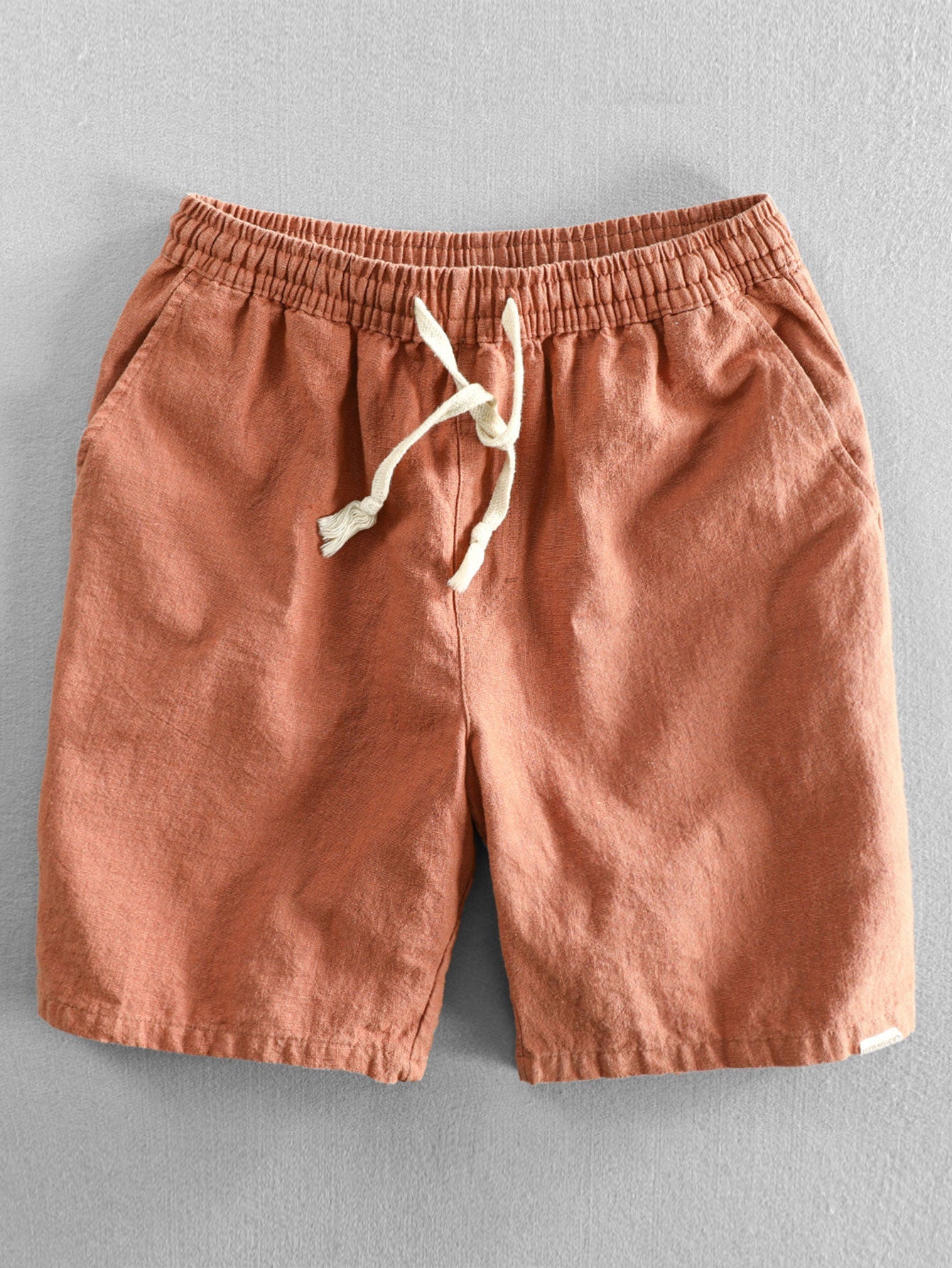 Linen Cotton Blend | Men's Shorts with Drawstring Closure | Comfortable Fit for Stylish Summer Wear 5