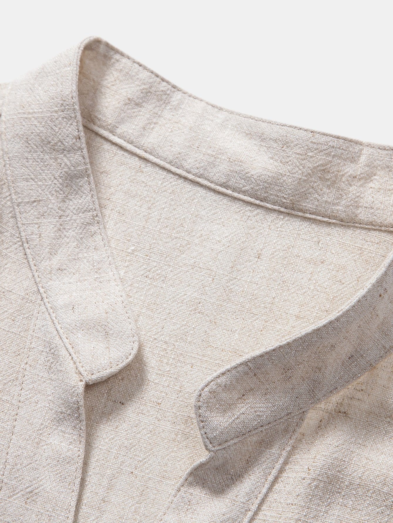 Linen Rayon Blend | Men's Short Sleeve V-Neck Shirt with Breathable Fabric | Comfortable Fit for Casual Outings 6