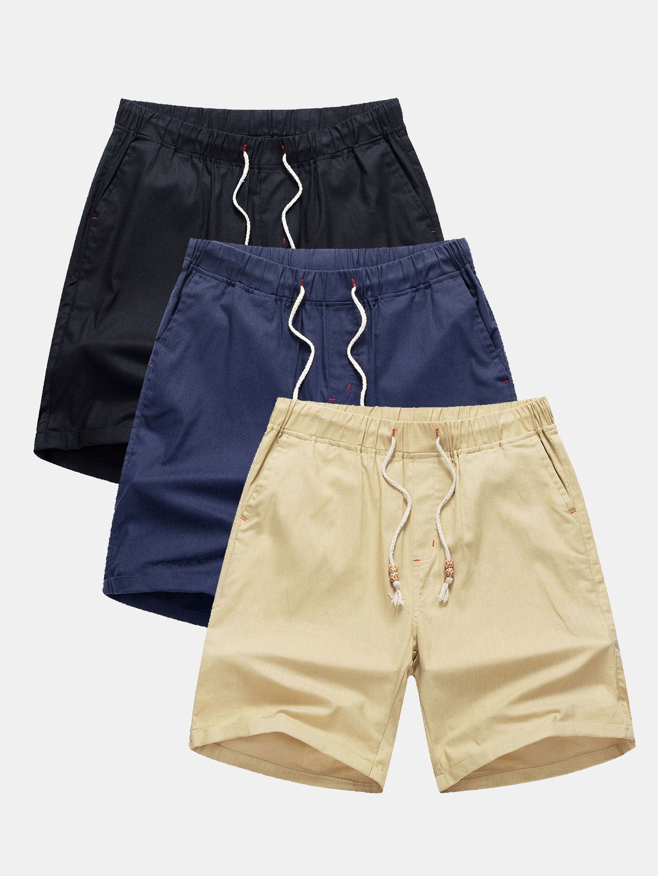 Linen Short Set | Comfortable Drawstring Shorts Set with Adjustable Waist | Casual Wear for Relaxed Summer Days 0