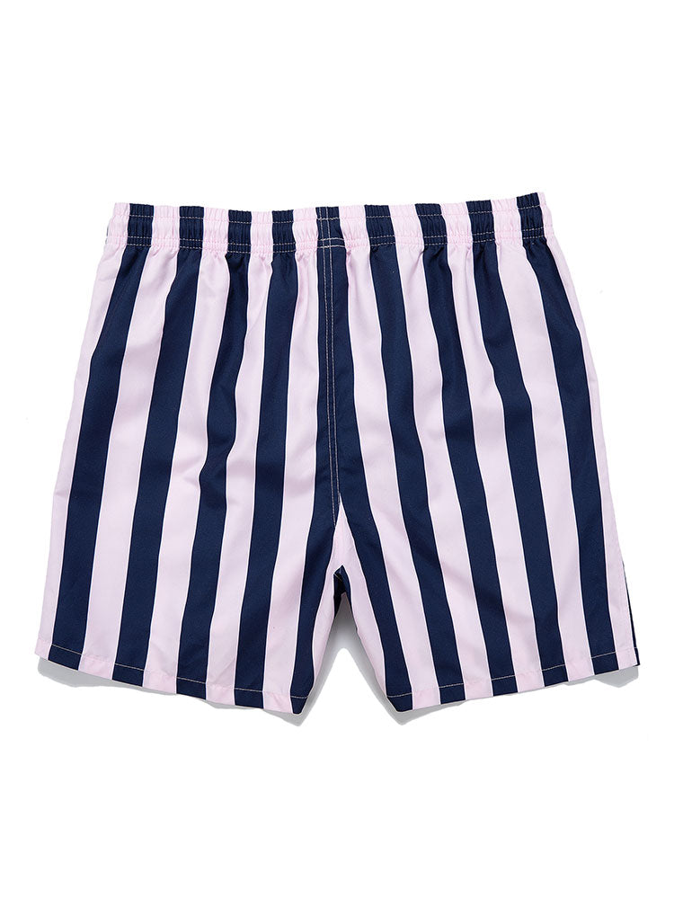 Men's Swim Trunks | Quick-Dry Fabric with Stylish Striped Design | Comfortable Fit for Beach and Pool 3