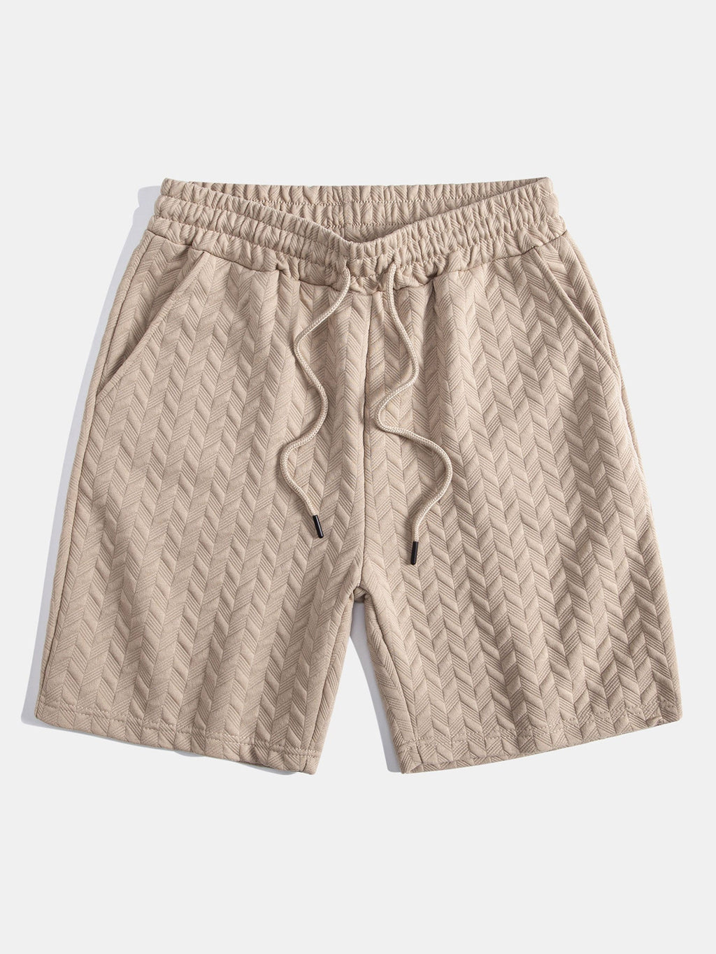 Modern Chevron Jacquard Shorts | Lightweight Fabric for Stylish Summer Comfort 0