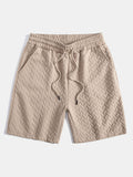 Modern Chevron Jacquard Shorts | Lightweight Fabric for Stylish Summer Comfort 0