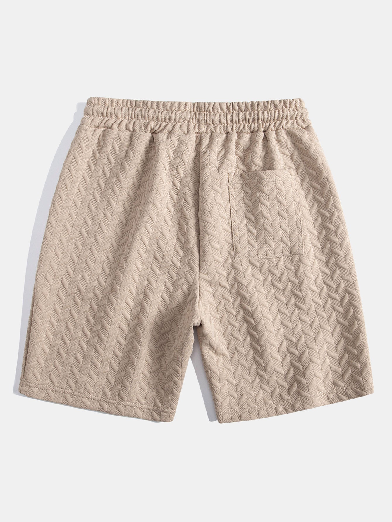 Modern Chevron Jacquard Shorts | Lightweight Fabric for Stylish Summer Comfort 1