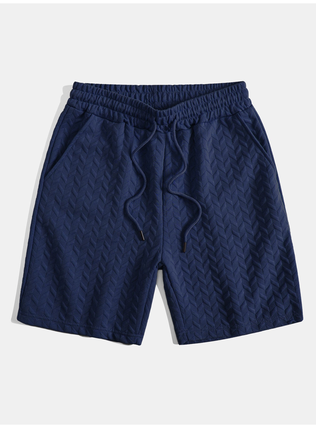 Modern Chevron Jacquard Shorts | Lightweight Fabric for Stylish Summer Comfort 8