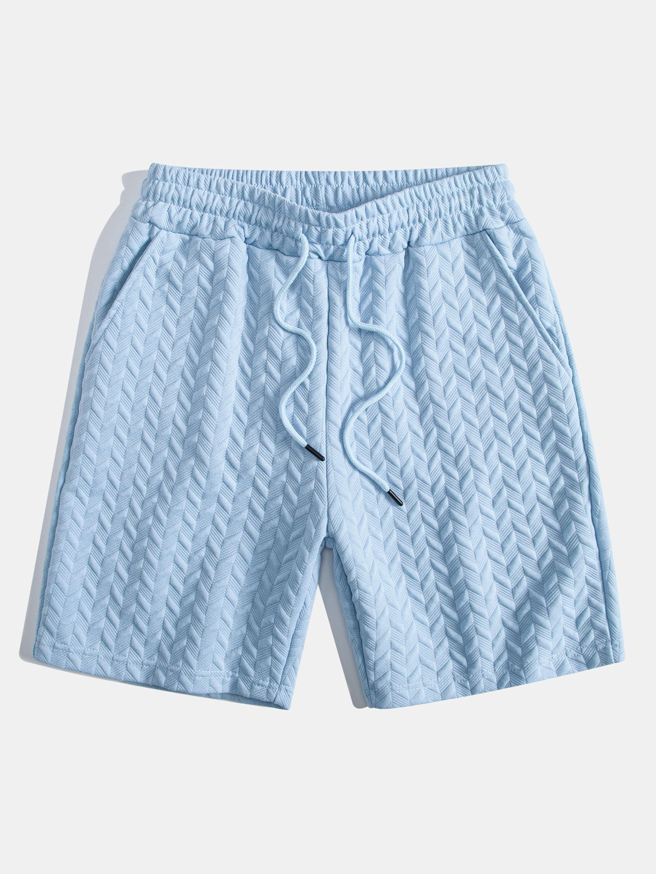 Modern Chevron Jacquard Shorts | Lightweight Fabric for Stylish Summer Comfort 9