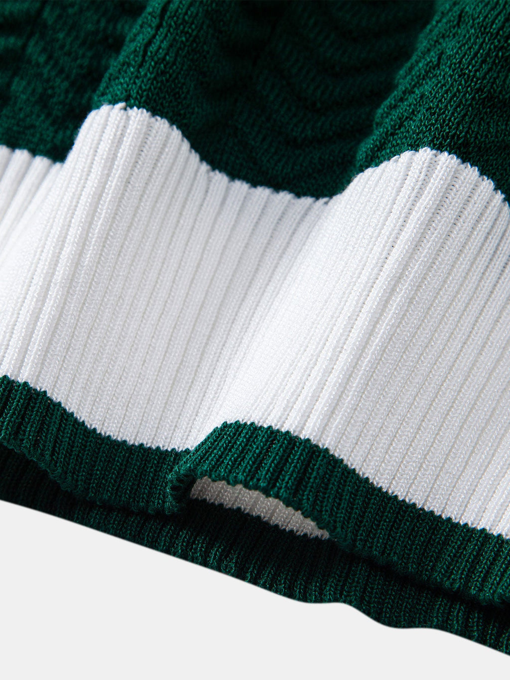 Modern Texture | Men's Polo Shirt with Geometric Knit Design | Stylish Casual Wear for Everyday Comfort 8