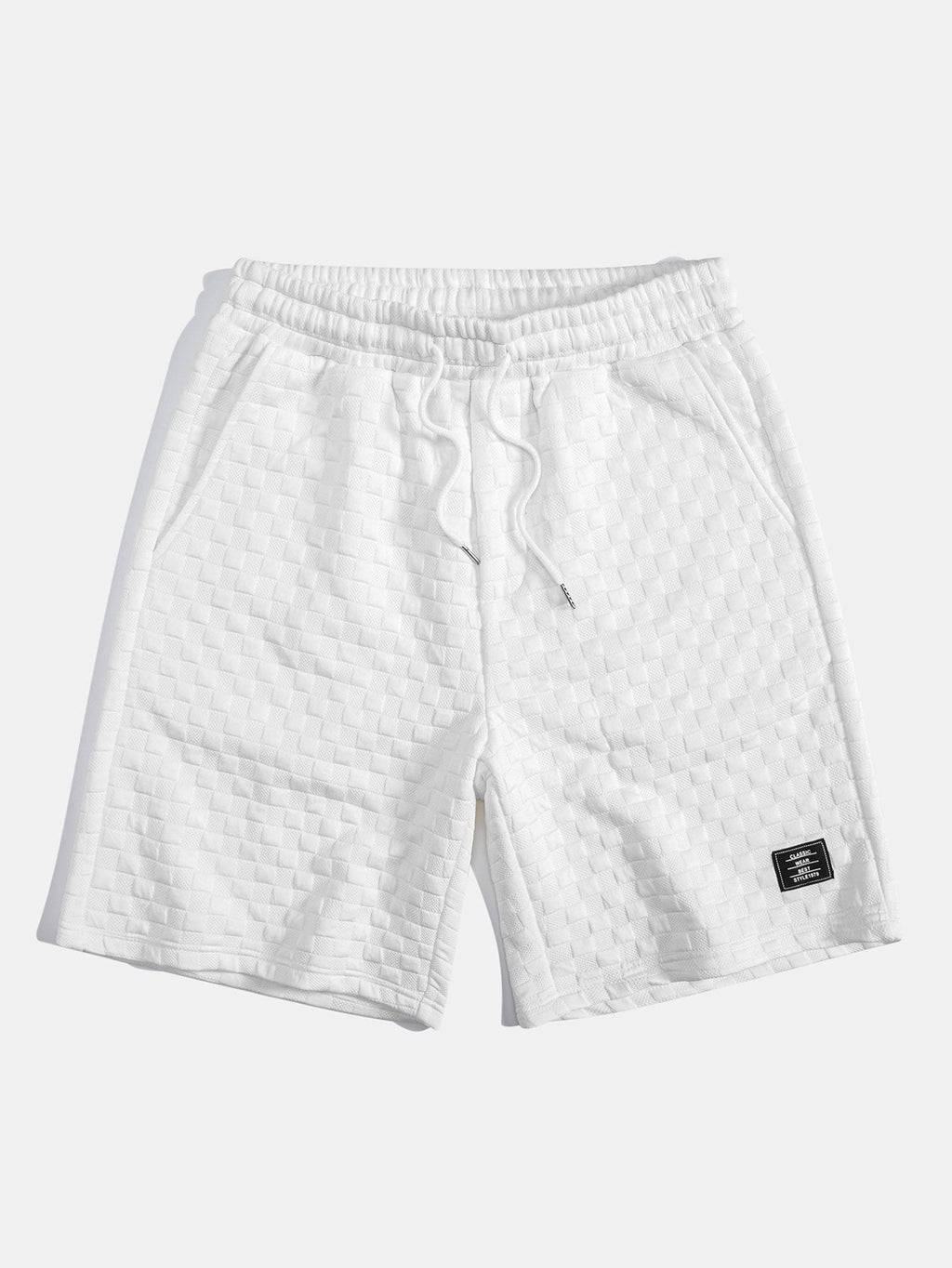 Stylish Jacquard Shorts | Elastic Waistband for Comfort & Versatility 0