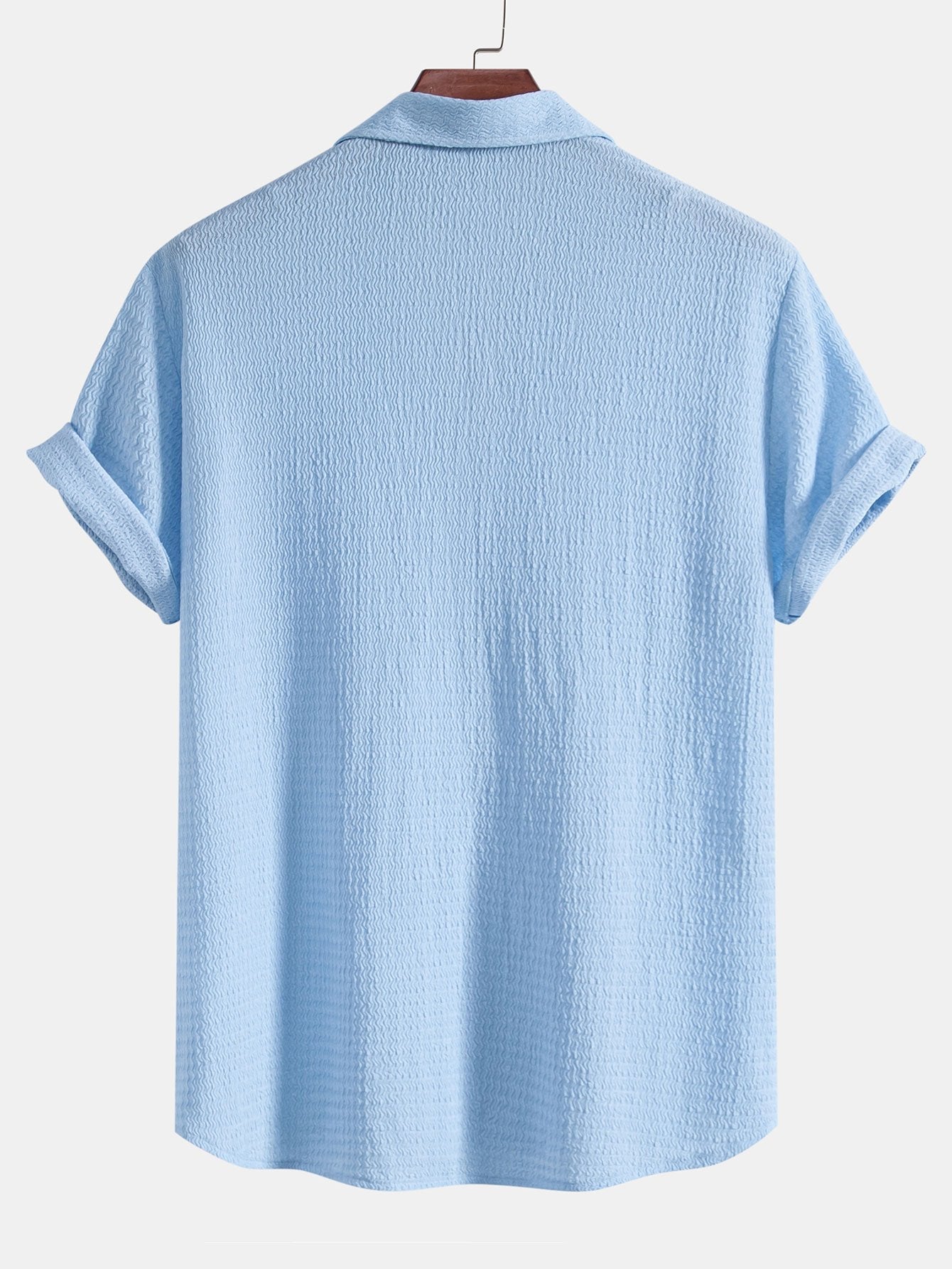 Textured Button Up Shirt for Men with Comfortable Fit | Everyday Wear 3