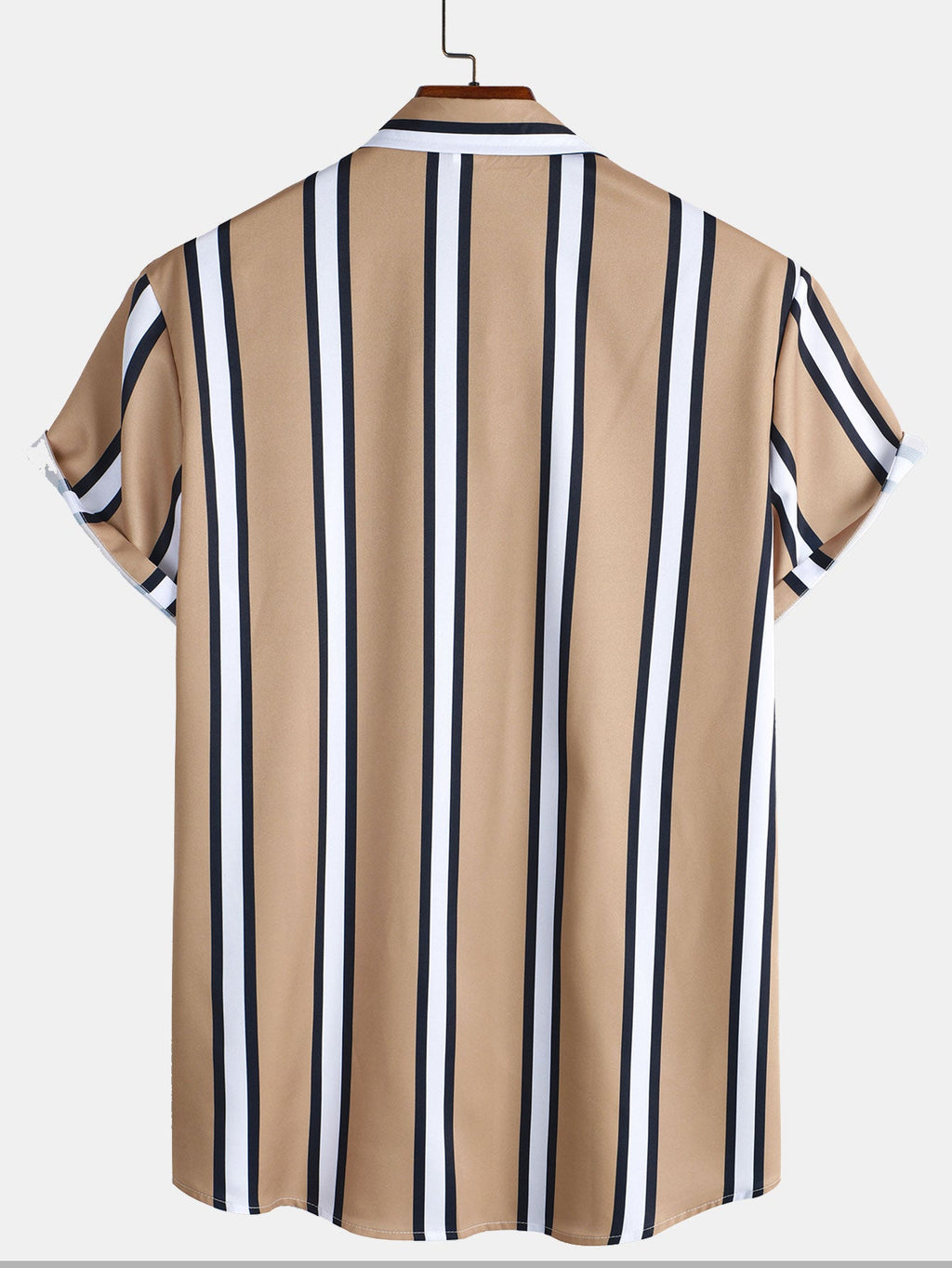 Unique Striped Print Shirt | Button-Up Design for Comfortable Everyday Wear 1