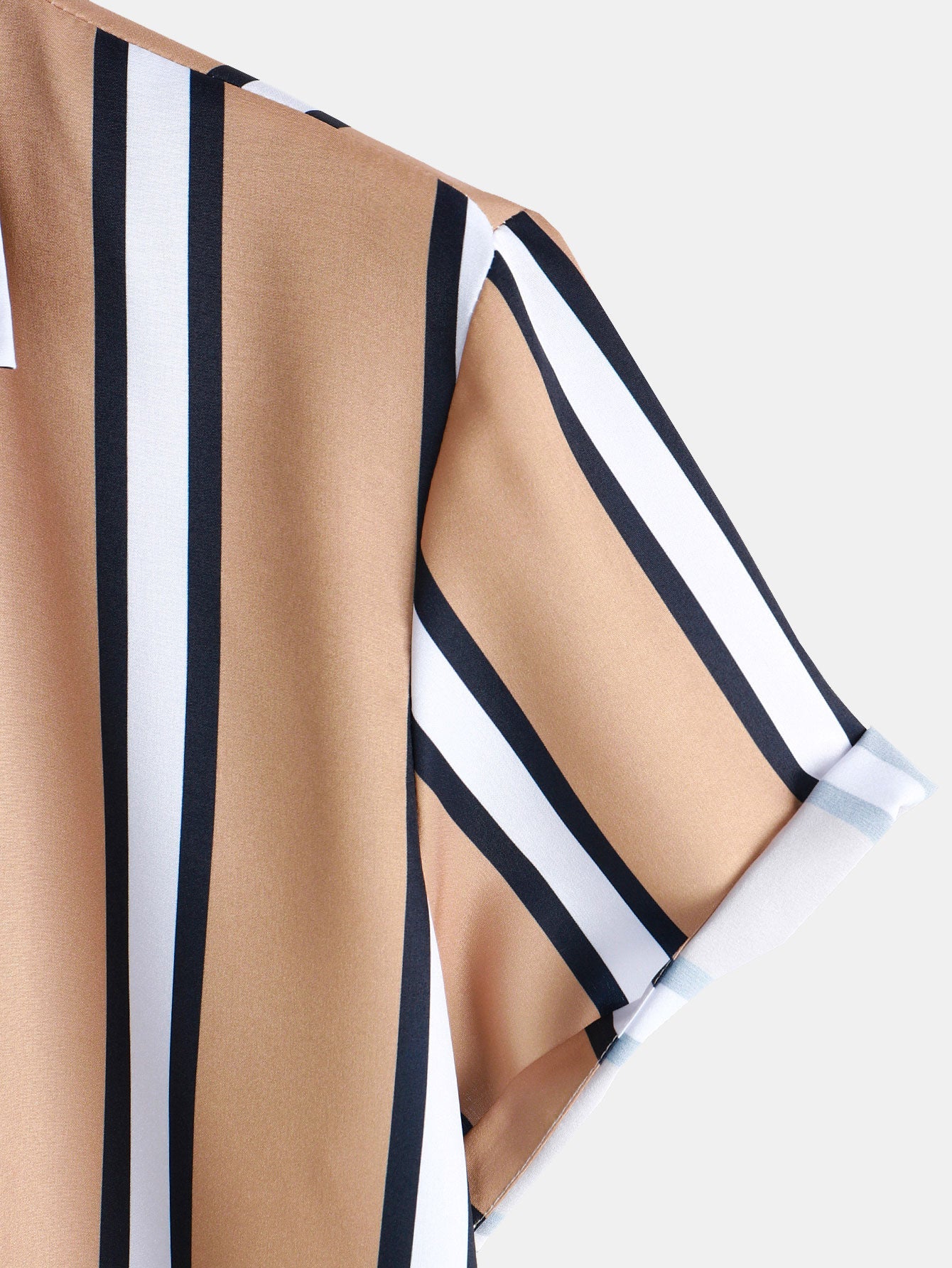 Unique Striped Print Shirt | Button-Up Design for Comfortable Everyday Wear 3