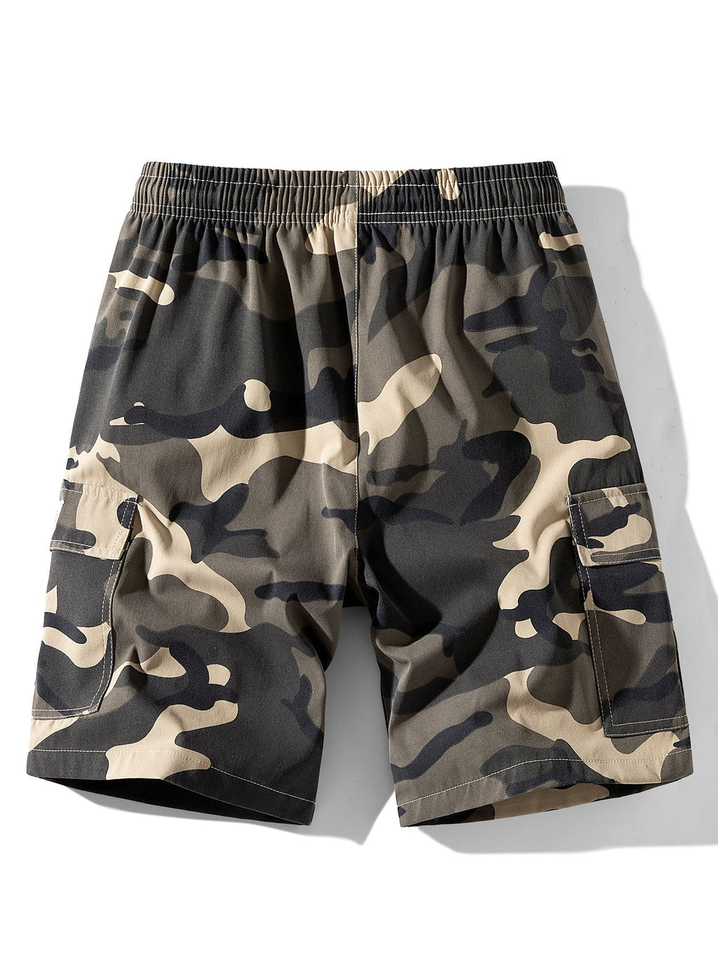 Urban Style | Men's Camo Cargo Shorts with Adjustable Drawstring | Comfortable Fit for Everyday Wear 1