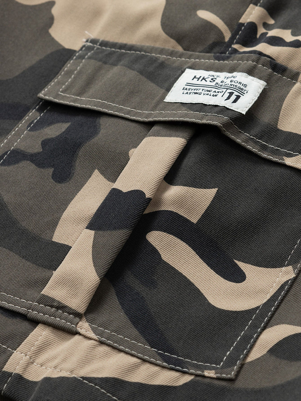 Urban Style | Men's Camo Cargo Shorts with Adjustable Drawstring | Comfortable Fit for Everyday Wear 6