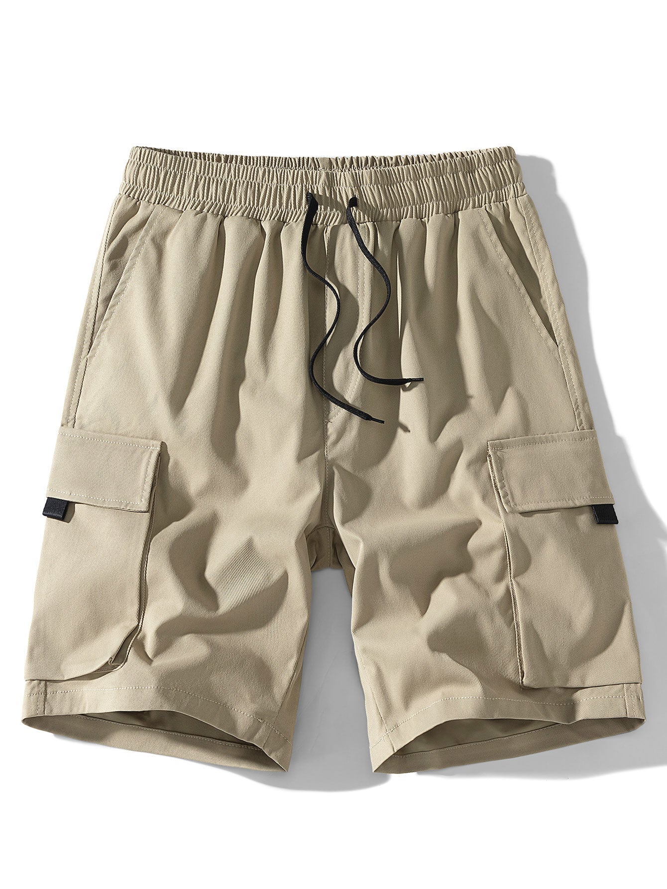 Versatile Men's Cargo Shorts with Adjustable Drawstring & Spacious Pockets for Comfort and Utility 0