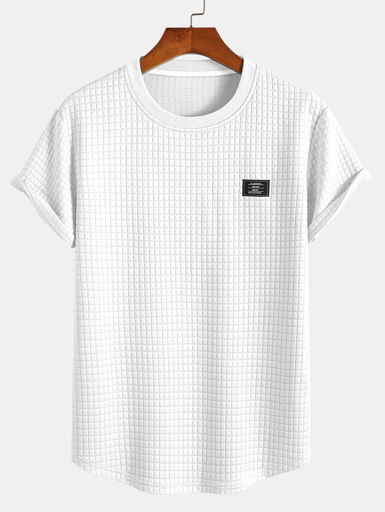 Waffle Arc Hem | Mens T Shirt with Short Sleeve Design | Comfortable Fit for Everyday Wear 2