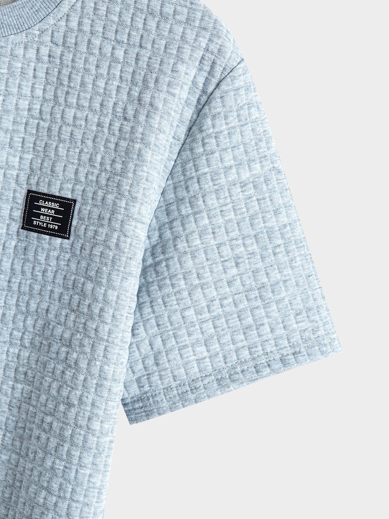 Waffle Arc Hem | Mens T Shirt with Short Sleeve Design | Comfortable Fit for Everyday Wear 7